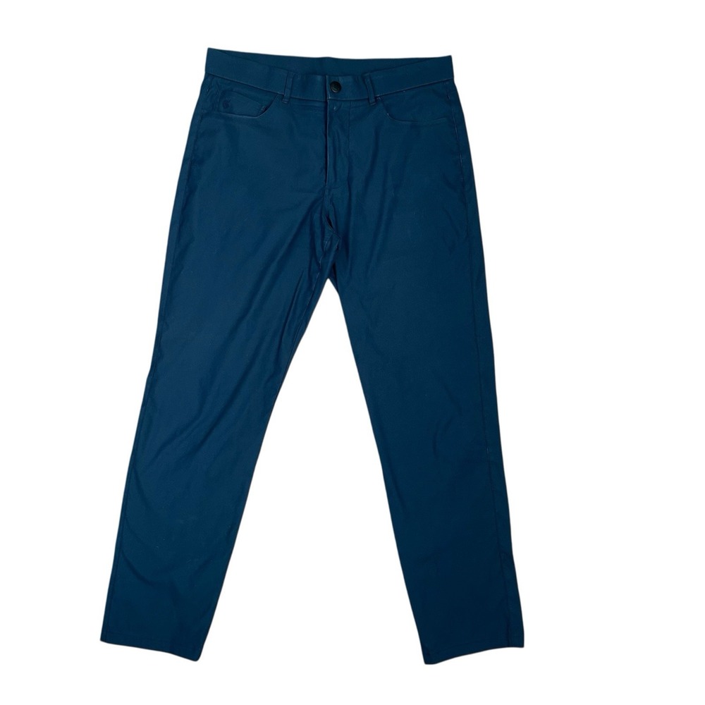 Greyson Pants‎ Mens 33x32 Blue Golf Stretch Casual Wolf Stretch Performance